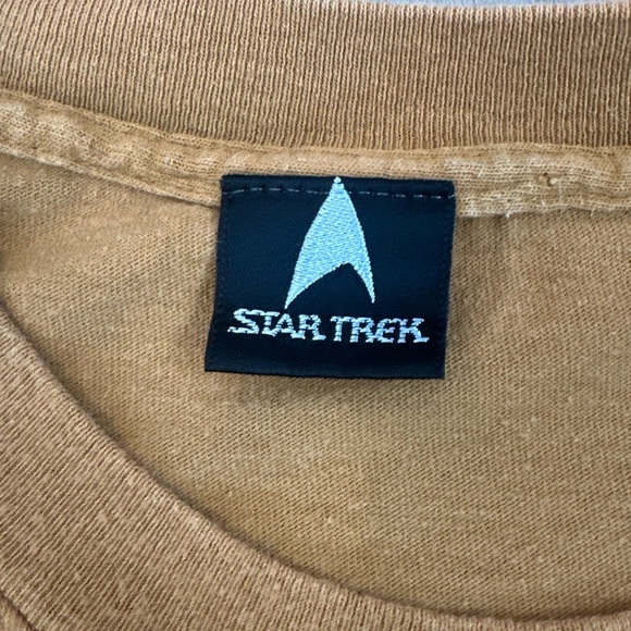 Vintage Edith Keeler “The Women Of Star Trek” XL Gold Shirt - Picture 4 of 7